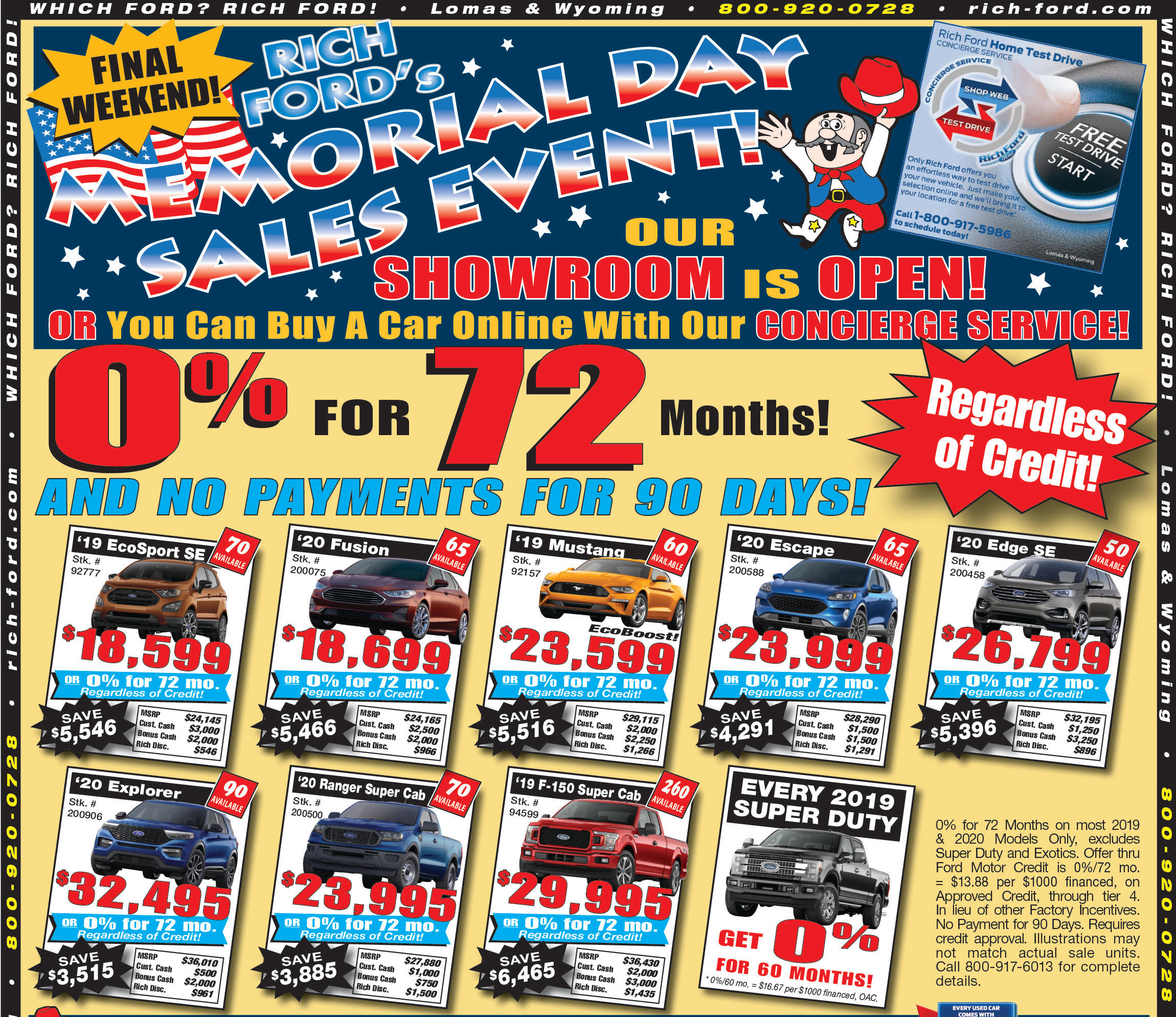 Weekly Ads Specials Rich Ford Edgewood Sales Edgewood, NM