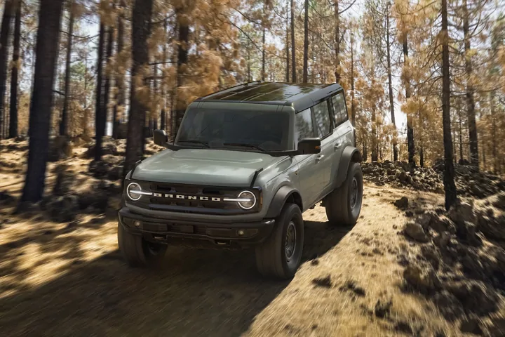 The 2021 Ford Bronco in Sand