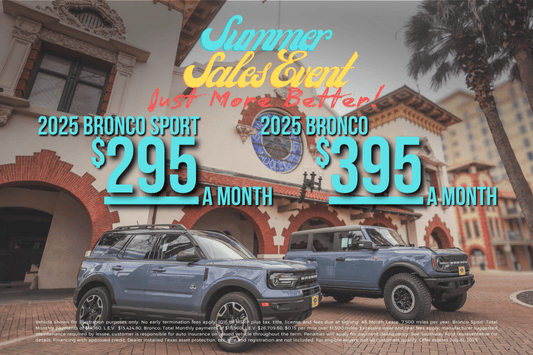 2025 Ford Bronco Family Lease Promotion