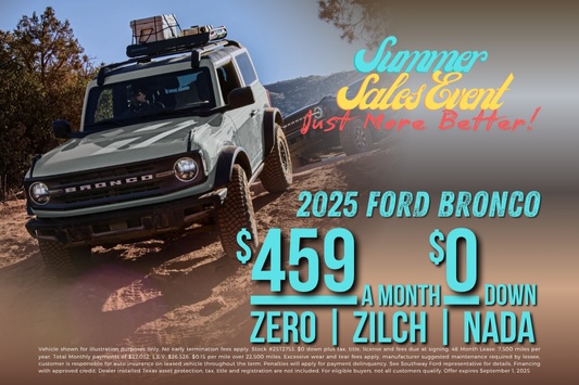 August Mobile Ads 2025 Ford Bronco Promotion