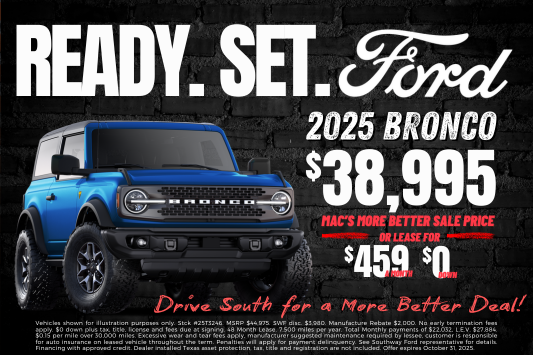 2025 Ford Bronco Promotion