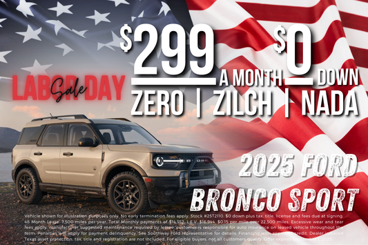 2025 Ford Bronco Sport Promotion