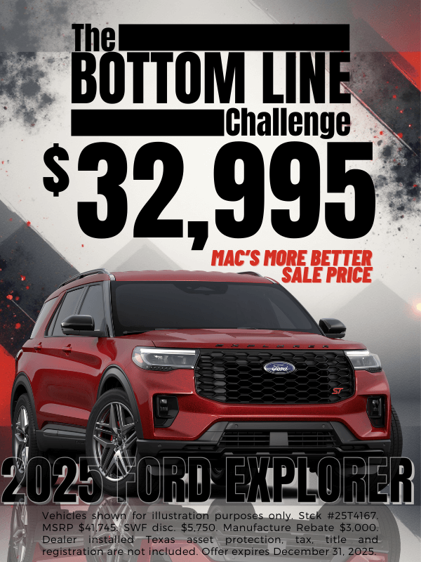 2025 Ford Explorer Deal