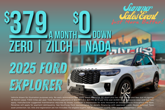 2025 Ford Explorer Promotion