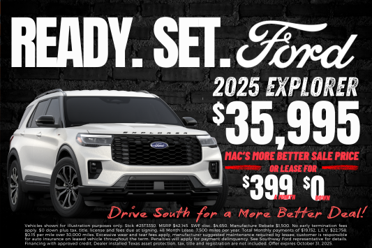2025 Ford Explorer Promotion