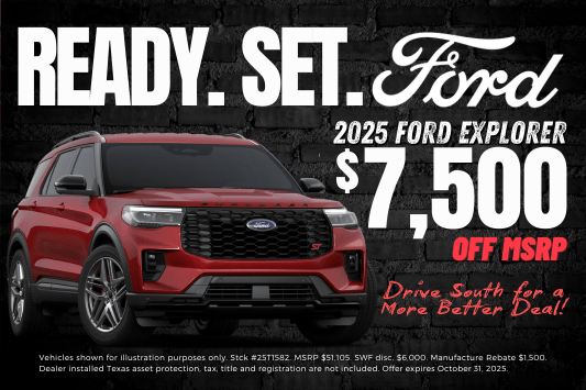 2025 Ford Explorer St Line Promotion