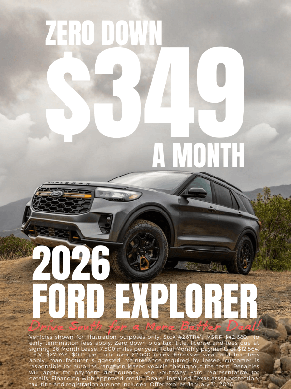 2026 Ford Explorer Promotion