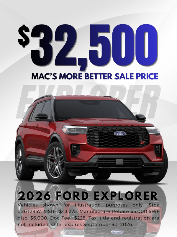 2026 Ford Explorer Promotion Mobile