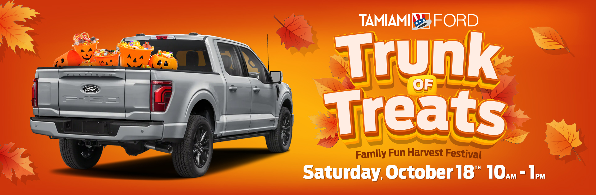 Trunk of Treats 2025 Banner