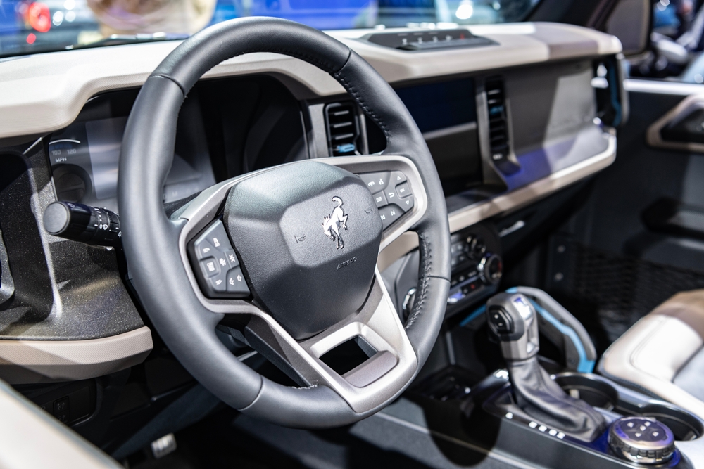 New,york,city,,usa, ,march,27,,2024:,steering,wheel