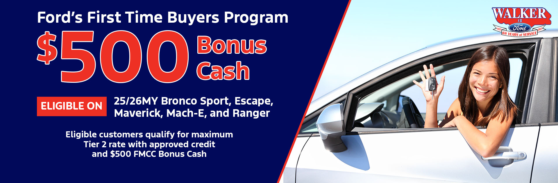 Walker Ford First Time Buyers Cash