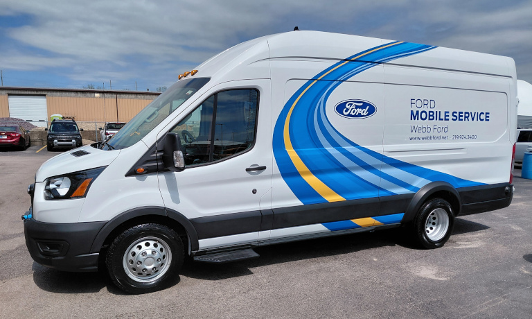 Ford Mobile Service Van Outside