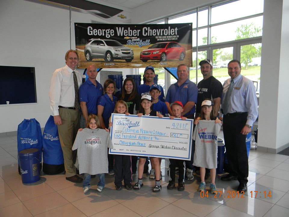 Weber Chevrolet Columbia >> George Weber Chevrolet Donates $500 to the Columbia, IL Khoury League Weber Chevrolet Columbia >> George Weber Chevrolet Donates $500 to the Columbia, IL Khoury League
