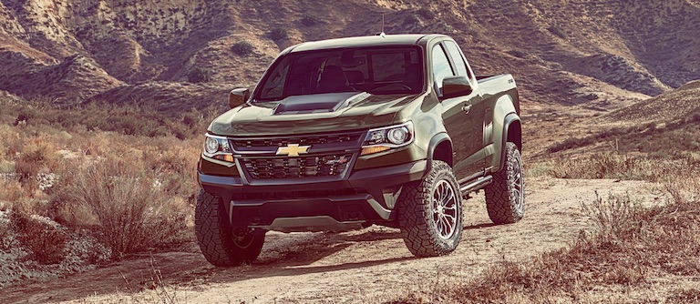 Green Chevy Colorado