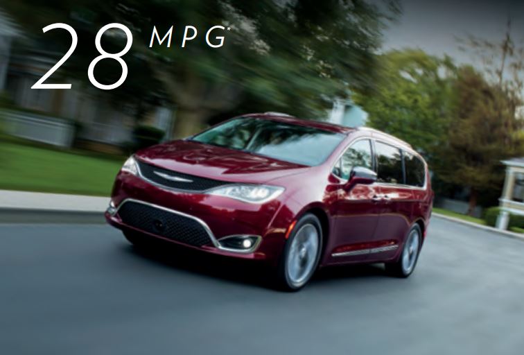 Unsurpassed fuel efficient with the 2019 Chrysler Pacifica